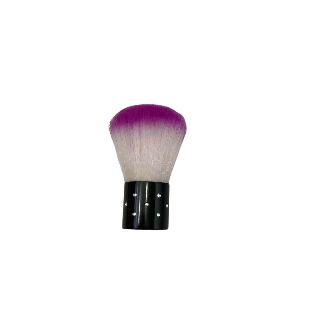 Brosse ronde pour poussière- Poils mauves