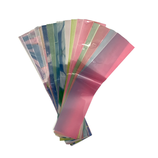 Foils couleurs pastels